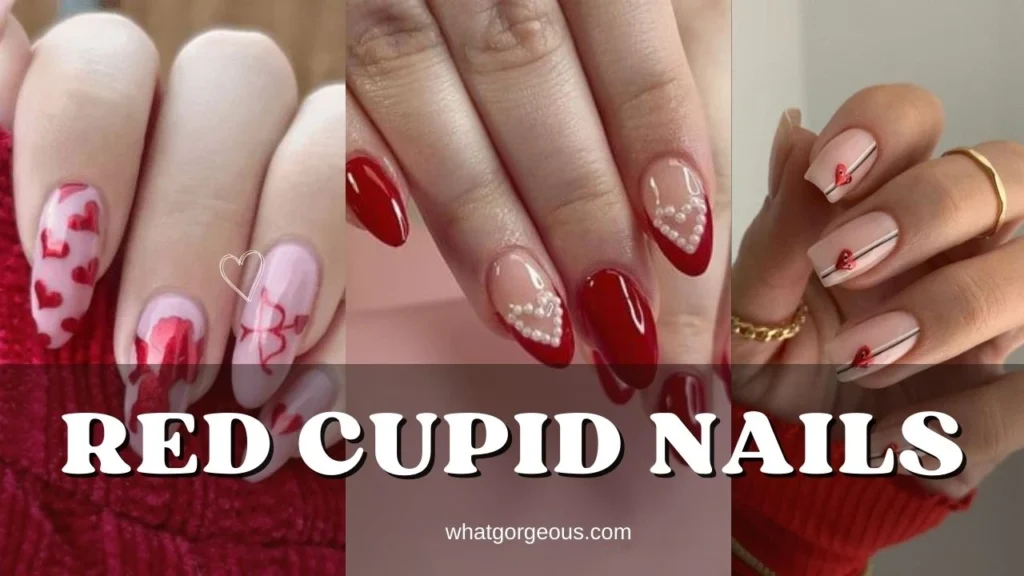 3. Red Cupid Nails whatgorgeous.com