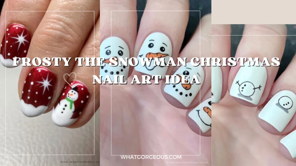 Frosty-the-Snowman-Christmas-Nail-Art-Idea