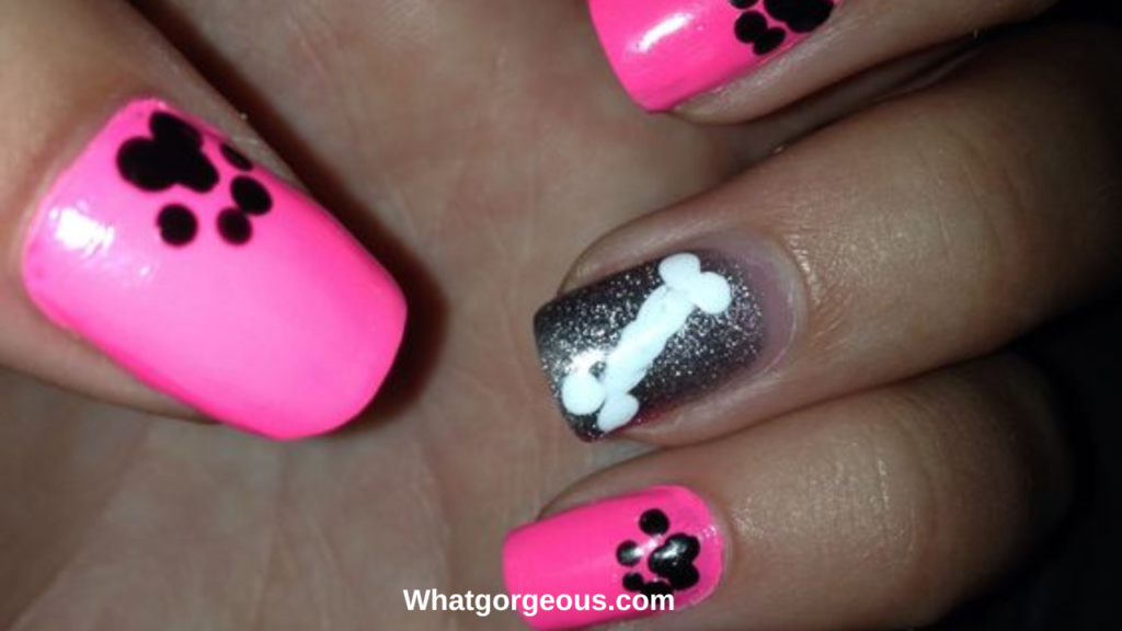 18. Nude and Ruby Heart Nails 1 whatgorgeous.com