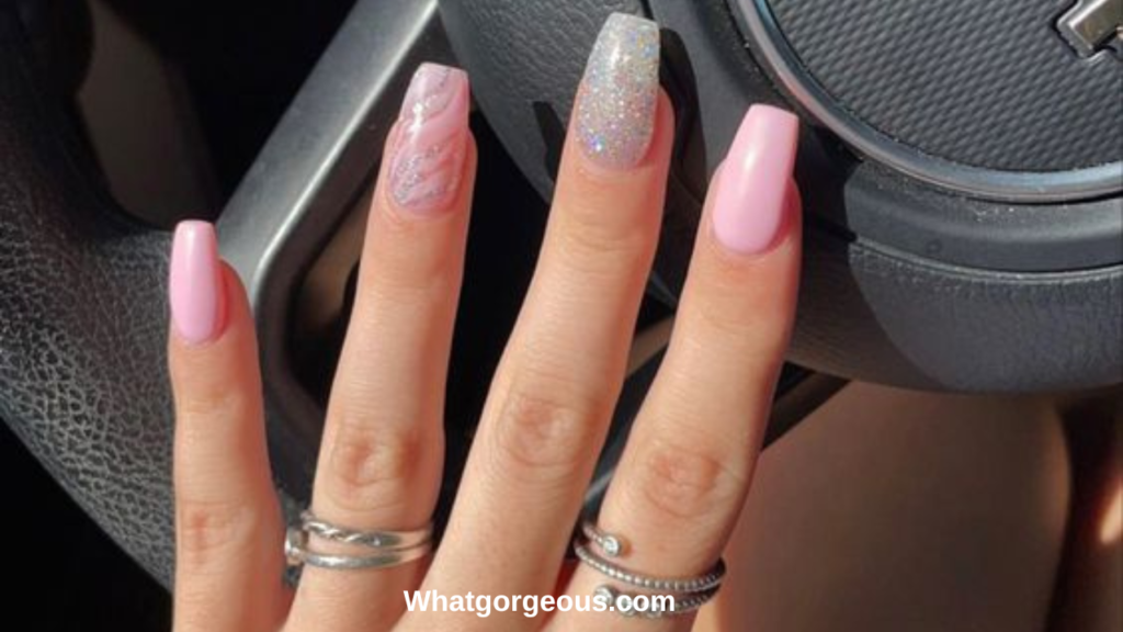 2. French Manicure with Heart on Ring Finger 1 whatgorgeous.com