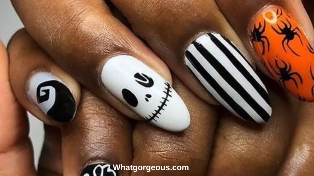 I Dream of Halloween Halloween Nail Art whatgorgeous.com