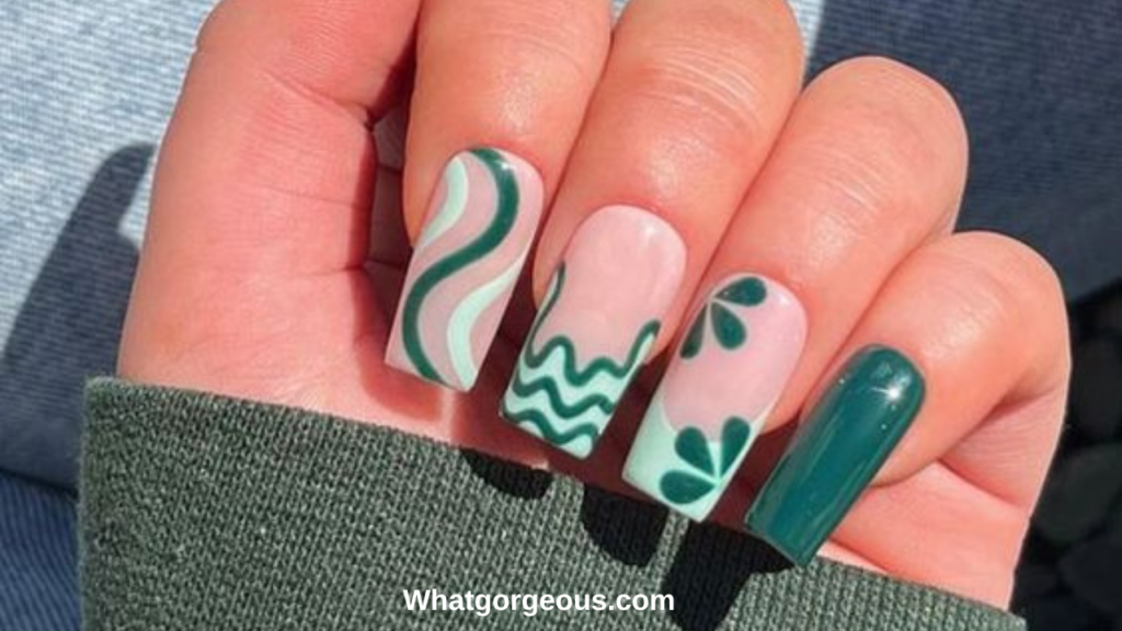 Mix it up February Nail Designs whatgorgeous.com