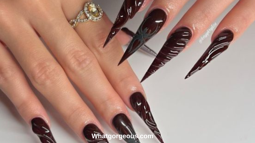 Quit Clowning Around Halloween Nail Art whatgorgeous.com