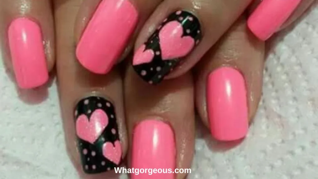 Sentimental Bloom February Nail Designs whatgorgeous.com