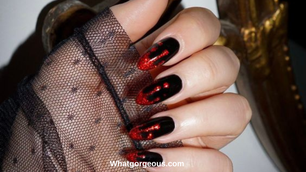 The Bloody Massacre Halloween Nail Art whatgorgeous.com