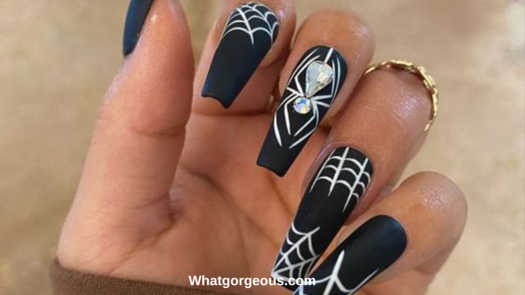 The Nature of Halloween Halloween Nail Art whatgorgeous.com