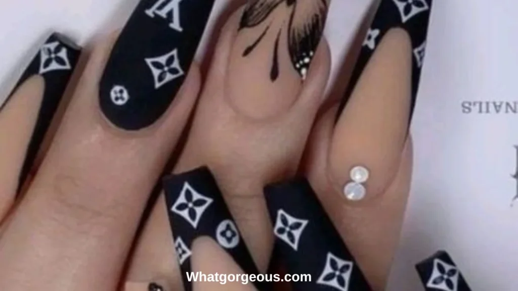 V Flavor February Nail Designs whatgorgeous.com