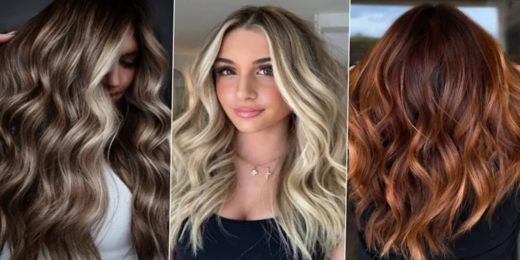 "Photo of popular hair color trends showcasing different shades and styles."