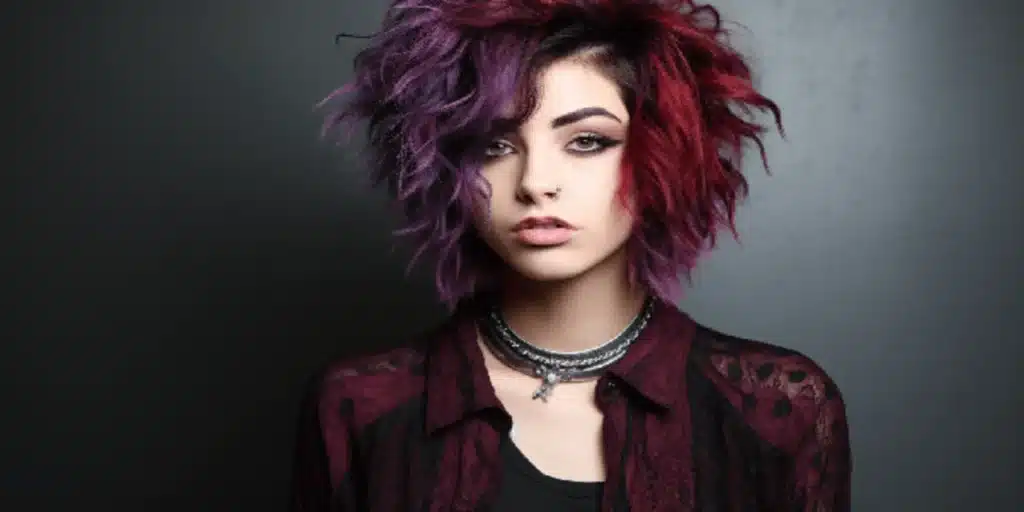 "Emo Hairstyles for Girls": A vibrant blend of bold colors, edgy cuts, and expressive flair, perfect for self-expression and individual style.