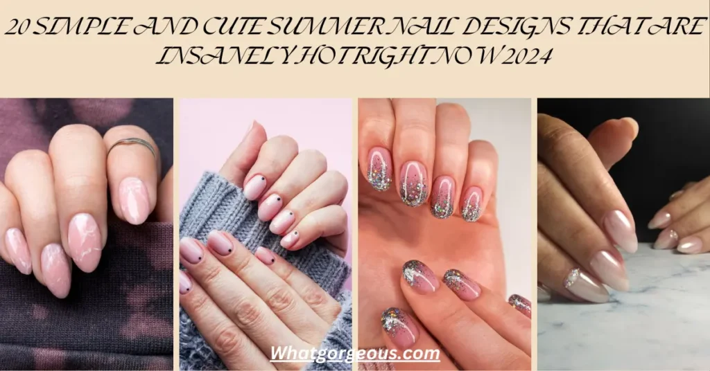 "Summer nails design featuring vibrant colors and playful patterns for a fresh, fun look."