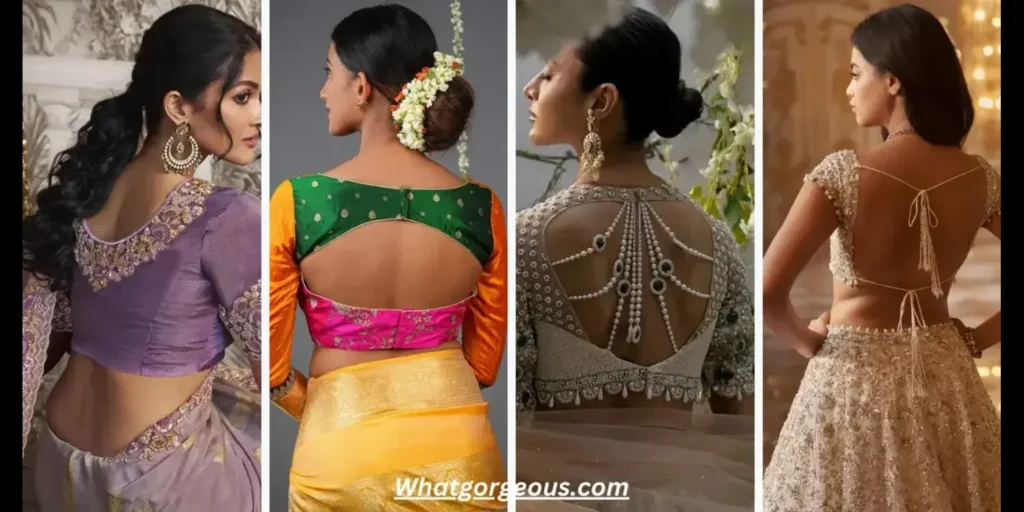 Stunning designer blouses setting bridal fashion trends.